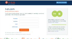Desktop Screenshot of i-en.com